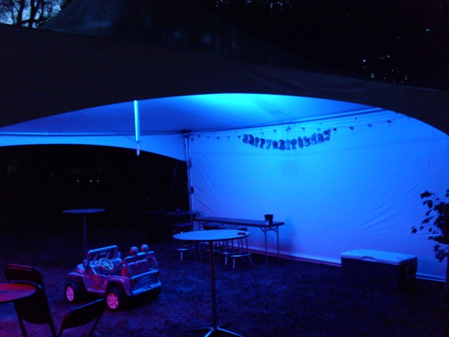 Up lighting color changing lights